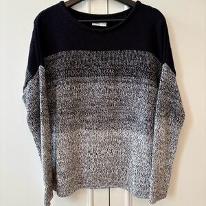 VINCE 100% Cotton Ombré Sweater
